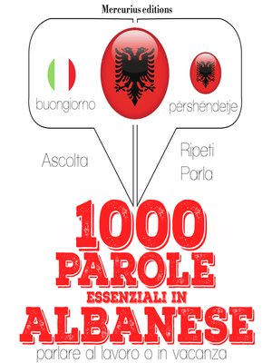 cover image of 1000 parole essenziali in Albanese